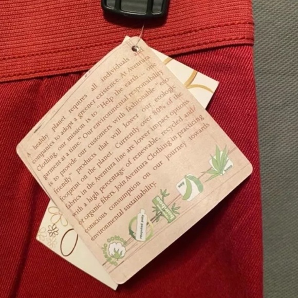 SOLD!!! Aventura Clothing Pants Size 8 Organic Cotton Hemp Sustainable Art To - Picture 11 of 12